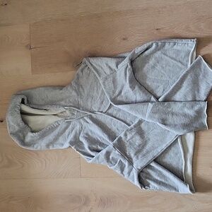 Alo Yoga cut off hooded sweatshirt, small